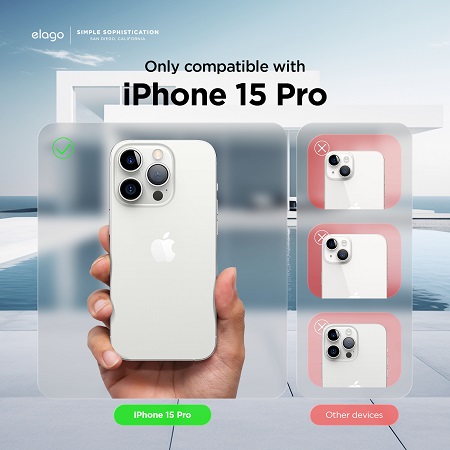 Elago iPhone 15 Pro  Hybrid Case - Transparent