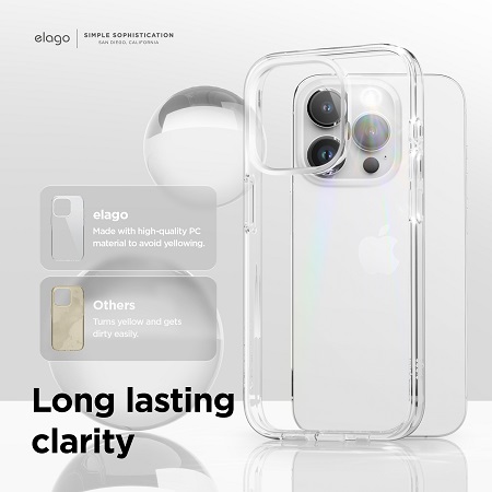 Elago iPhone 15 Pro  Hybrid Case - Transparent