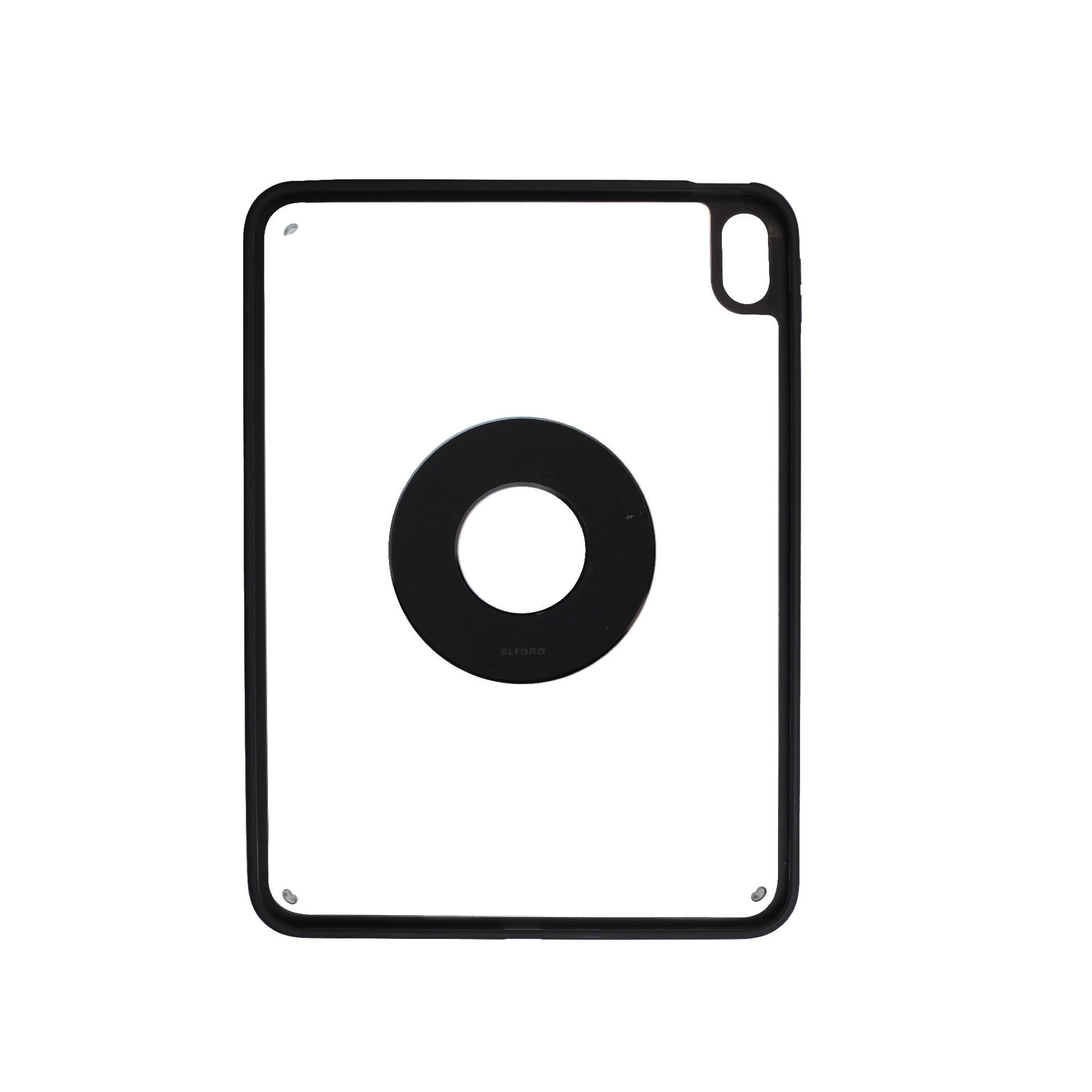 Eltoro Magnetic Stand Case for iPad Air 5 10.9-inch - Clear/Black