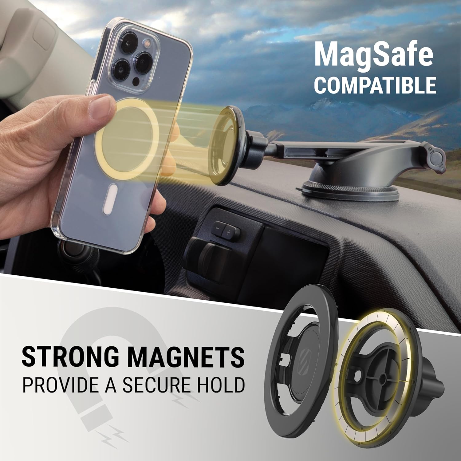 Scosche Magicmount™ Select Magsafe Window/Dash Mount 