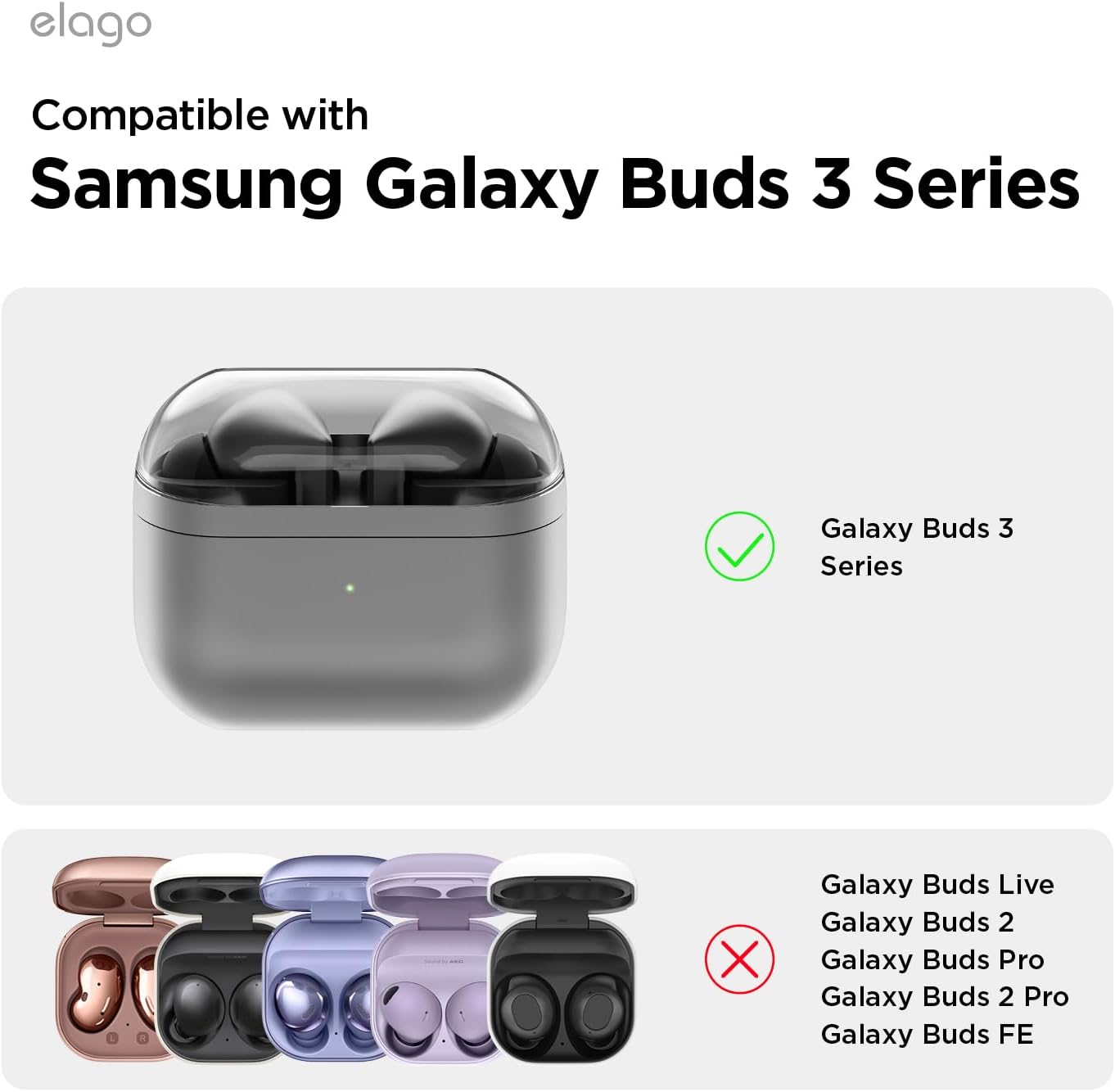 Elago Galaxy Buds 3 / 3 Pro Silicone Hang Case 