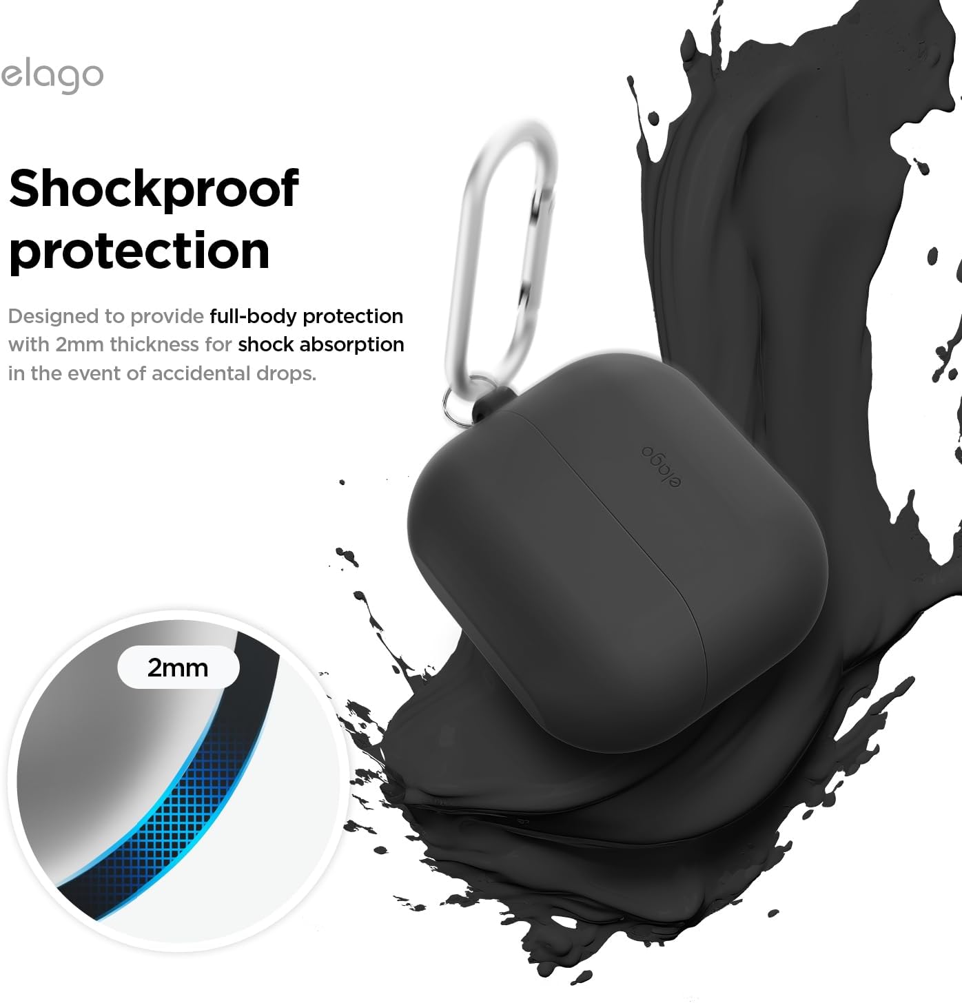 Elago Galaxy Buds 3 / 3 Pro Silicone Hang Case 