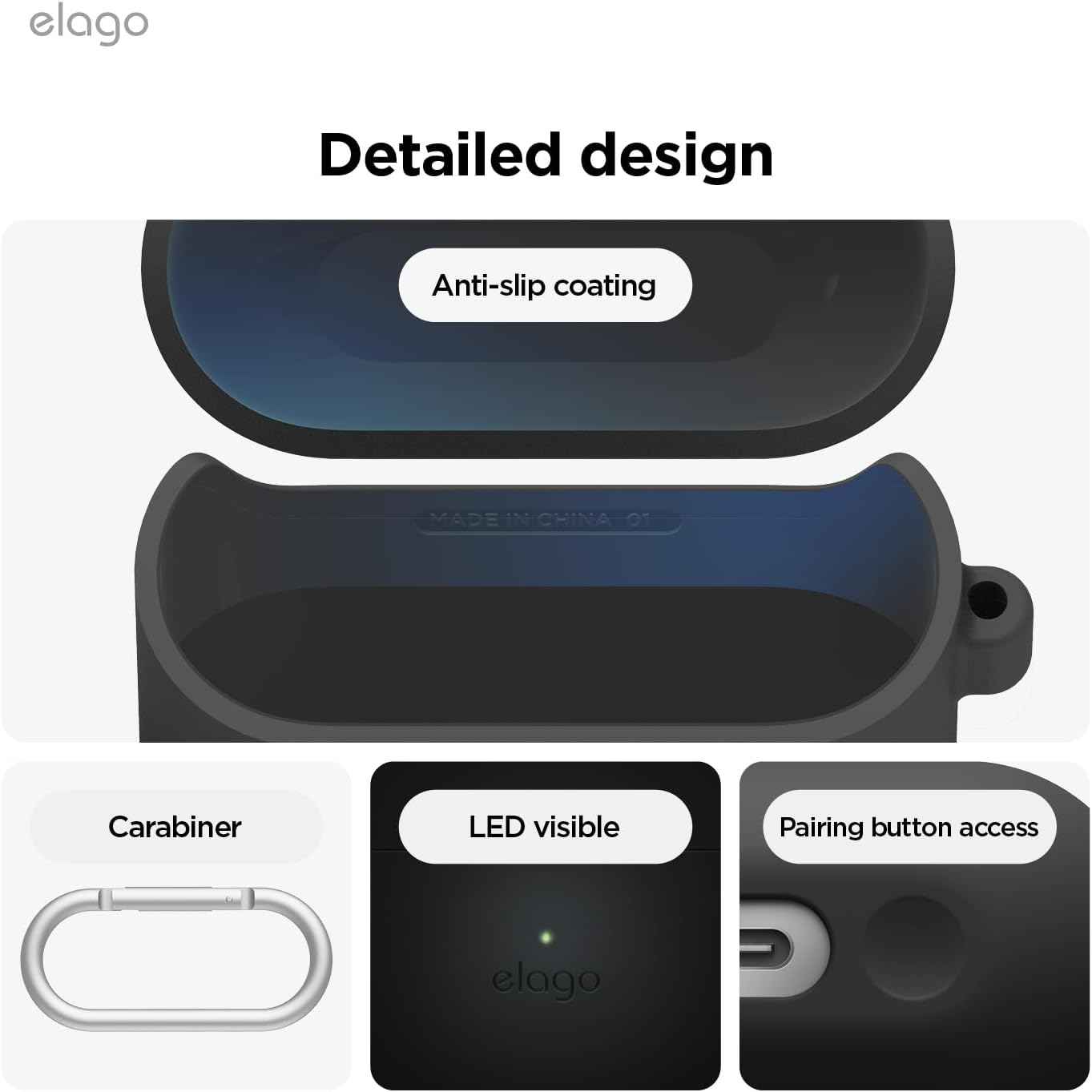Elago Galaxy Buds 3 / 3 Pro Silicone Hang Case 