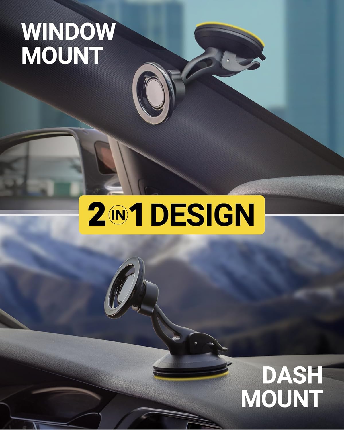 Scosche MAGICMOUNT™ SELECT Magsafe WINDOW/DASH MOUNT Magnetic Mount for Mobile & MagSafe Devices