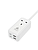 Asli Global 65W GaN Extension Cord with 4 USB Power Strip