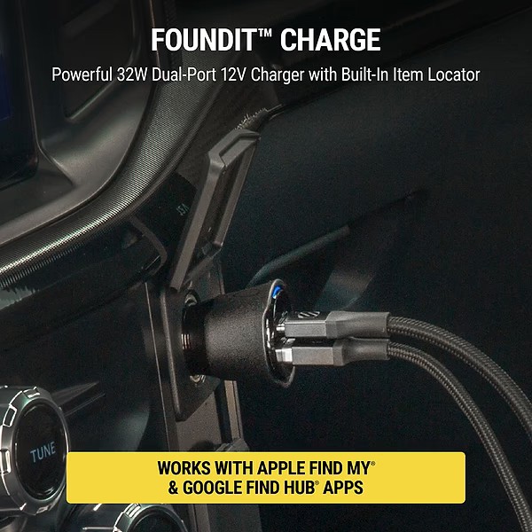 Scosche FoundIT™ Pro Finder - 32W USB-C®/ USB-A® Charger & Locator for Android & iOS