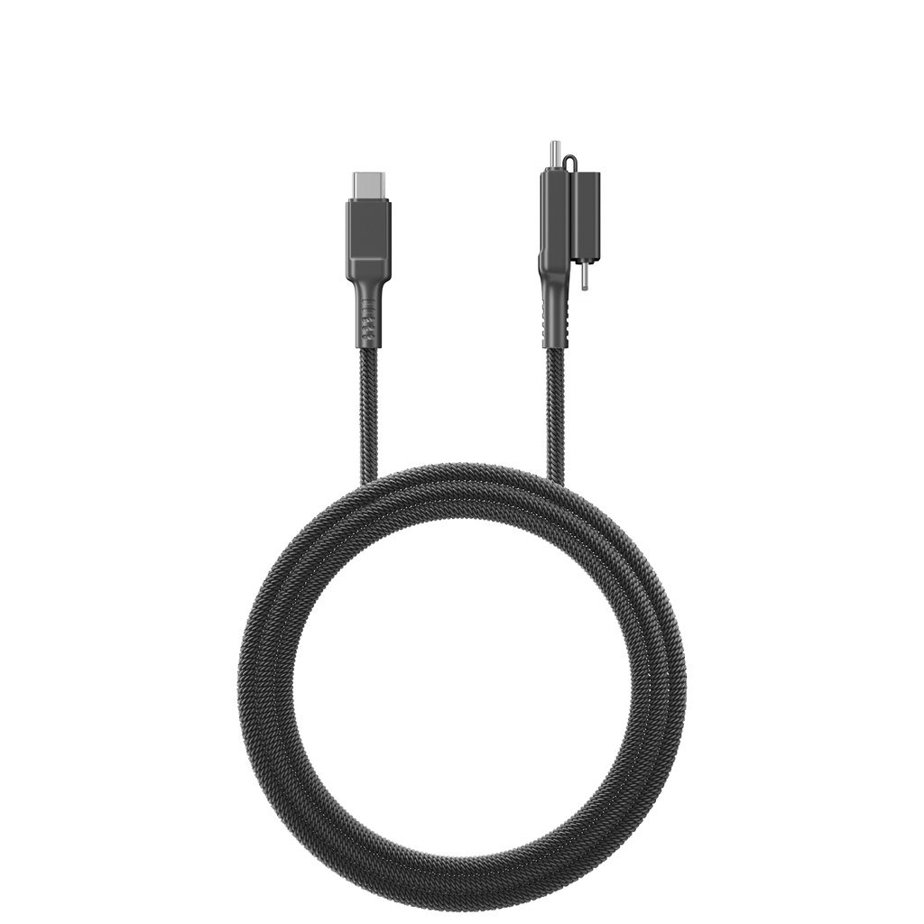 AMAZINGTHING THUNDER PRO I 7X 2IN1 USB-C + LIGHTNING TO USB-C 3A 60W 2M CABLE