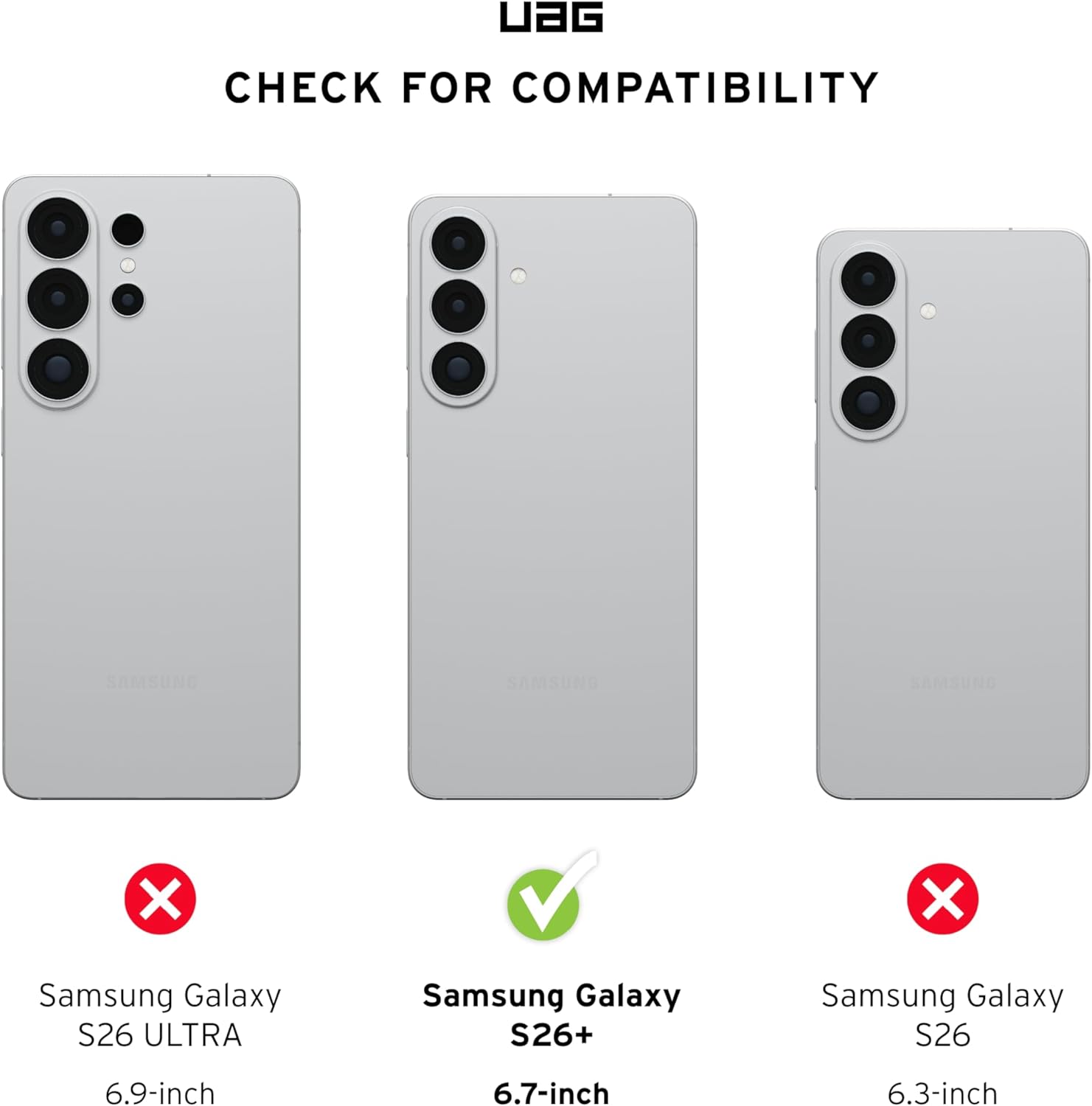 UAG Samsung Galaxy S26 Plus Pathfinder Clear w/Magnet Case