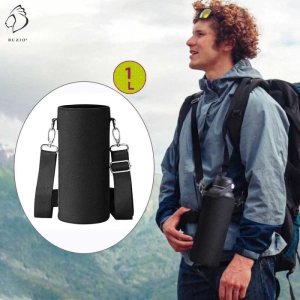 Buzio Water Bottle Holder Carrying Pouch for 1L