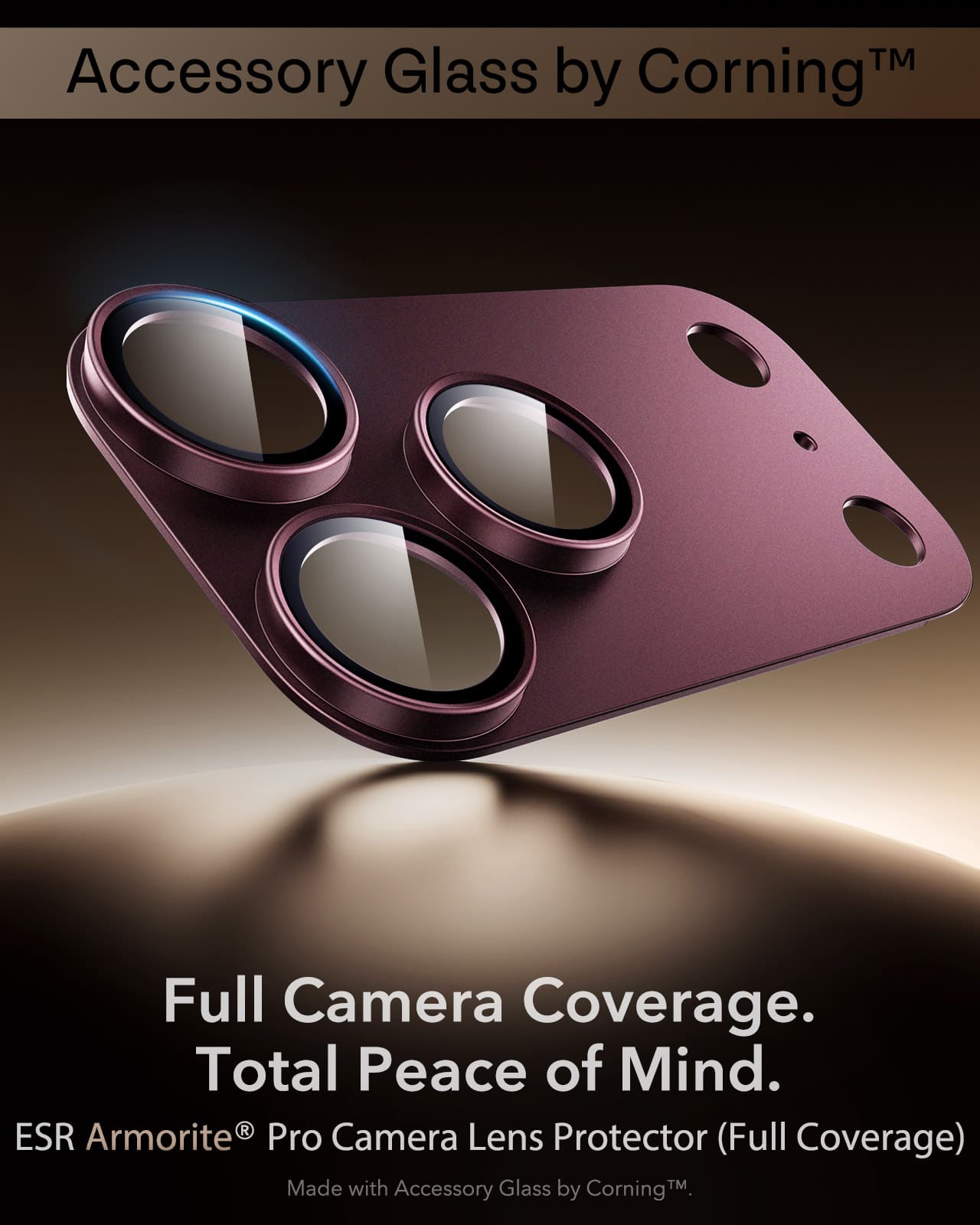 ESR Armorite® Pro Camera Lens Protector (Full Coverage) ESR iPhone 18 Pro Max