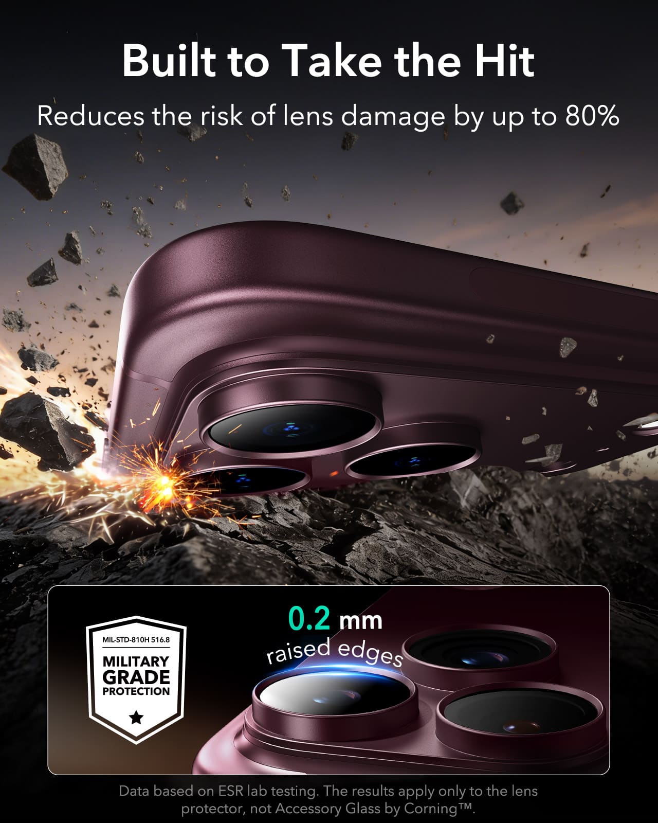 ESR Armorite® Pro Camera Lens Protector (Full Coverage) ESR iPhone 18 Pro Max