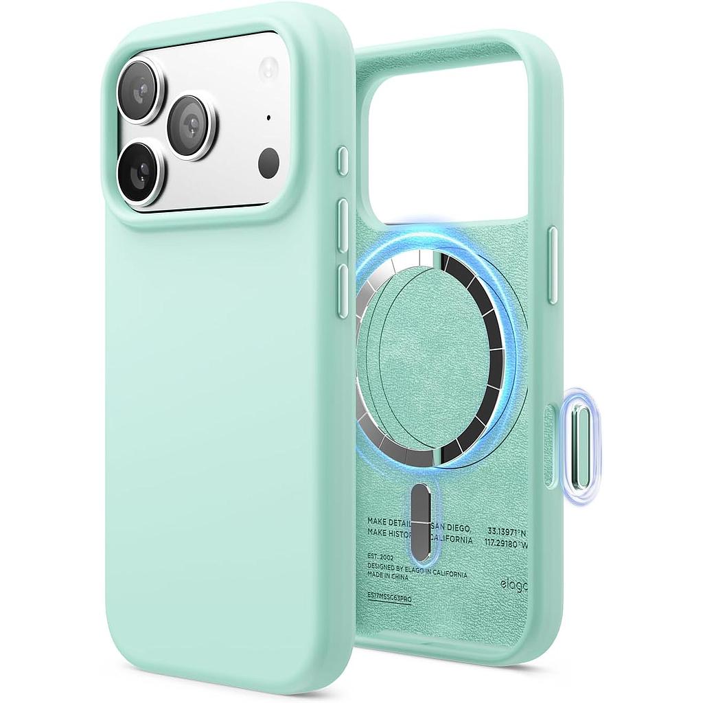 Elago iPhone 18 Pro/17 Pro Magnetic Silicone Case (Camera Control Key Included)