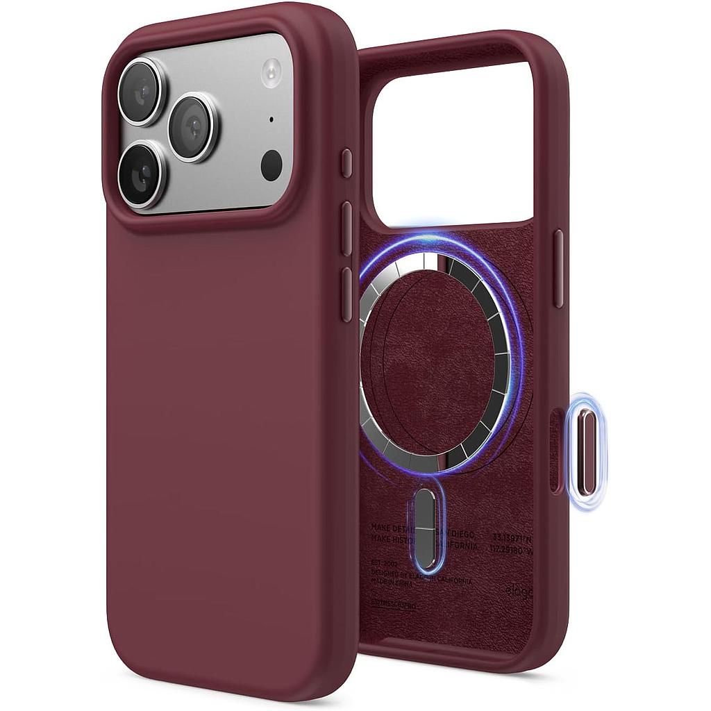 Elago iPhone 18 Pro/17 Pro Magnetic Silicone Case (Camera Control Key Included)