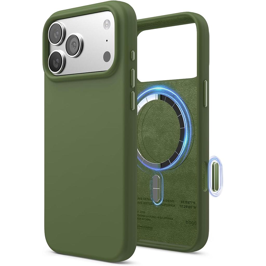 Elago iPhone 18 Pro Max/17 Pro Max Magnetic Silicone Case (Camera Control Key Included)