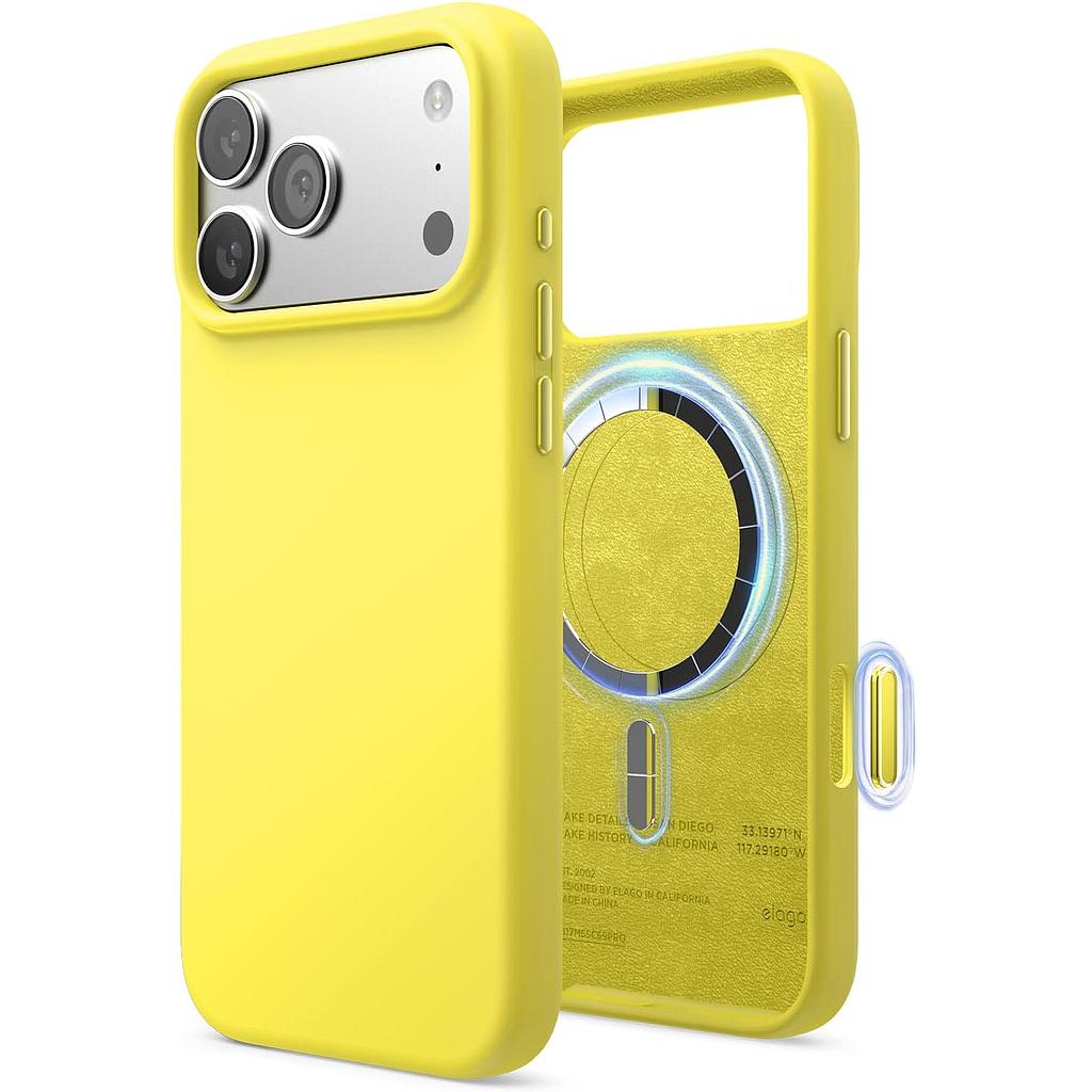 Elago iPhone 18 Pro Max/17 Pro Max Magnetic Silicone Case (Camera Control Key Included)