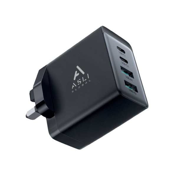 Asli 67W PD With GaN 2C2A Thundervolt Fast Charging Wall Charger 