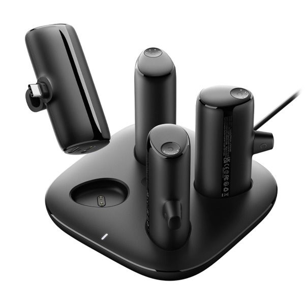 Asli Global Multi Link Connect Trio Mini Power Station With 2xusb-c & 2xlightning Connector