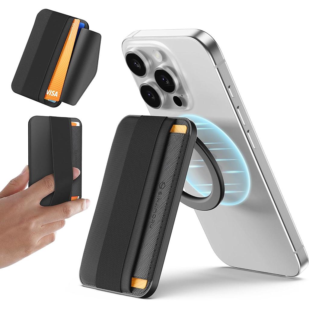 Sinjimoru MagSafe Wallet M-Band Stand