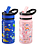 Buzio Kids Bottle with Straw Lid | 2 Pack 500ML