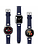 Police Apple Watch 38/40/41, Smart Watch 20mm Wings Leather SS Strap