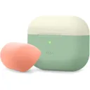 top-classic white-peach/body-Pastel green