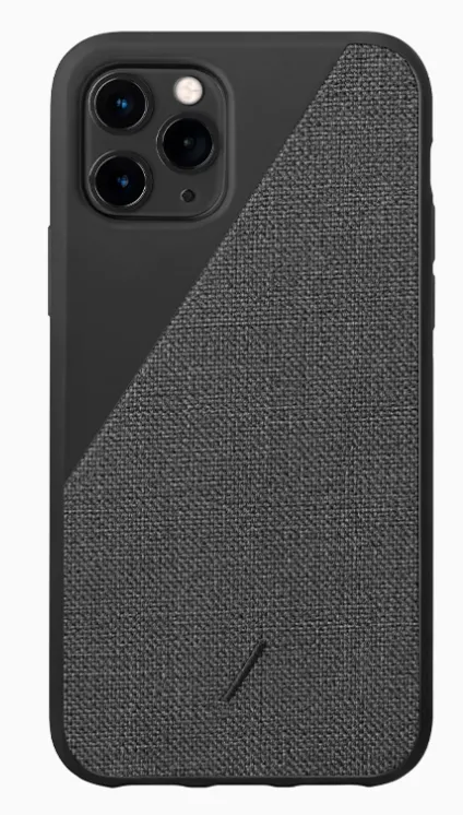 [CCAV-BLK-NP19S] Native Union iPhone 11 Pro - Clic Canvas Case (Black)