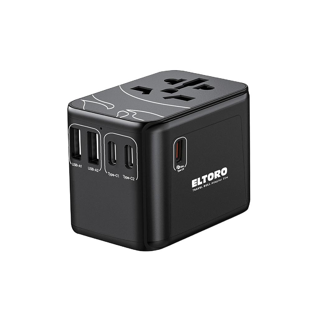 [ELT-TRV35P5] Eltoro Travel Bull Adapter 35W