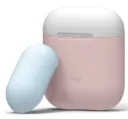 Body-Pink / Top-White- Pastel Blue