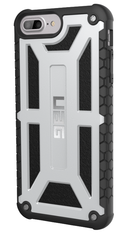 [IPH7/6SPLS-M-PL] UAG iPhone 8/7/6S Plus (5.5 Screen) Monarch Case (Platinum/Black)