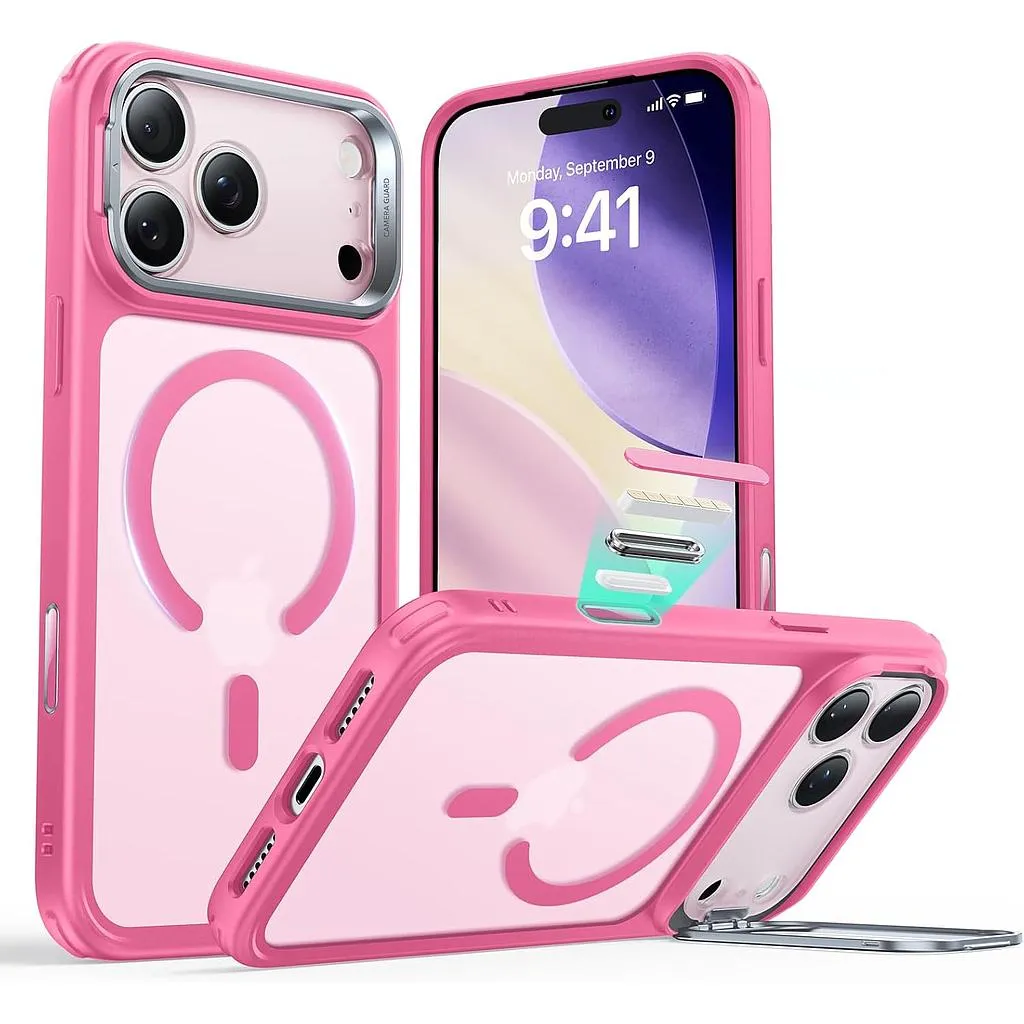 ESR iPhone iPhone 18 Pro Max / 17 Pro Max  HaloLock Classic Hybrid Case with Stash Stand (Camera Control Button) Case
