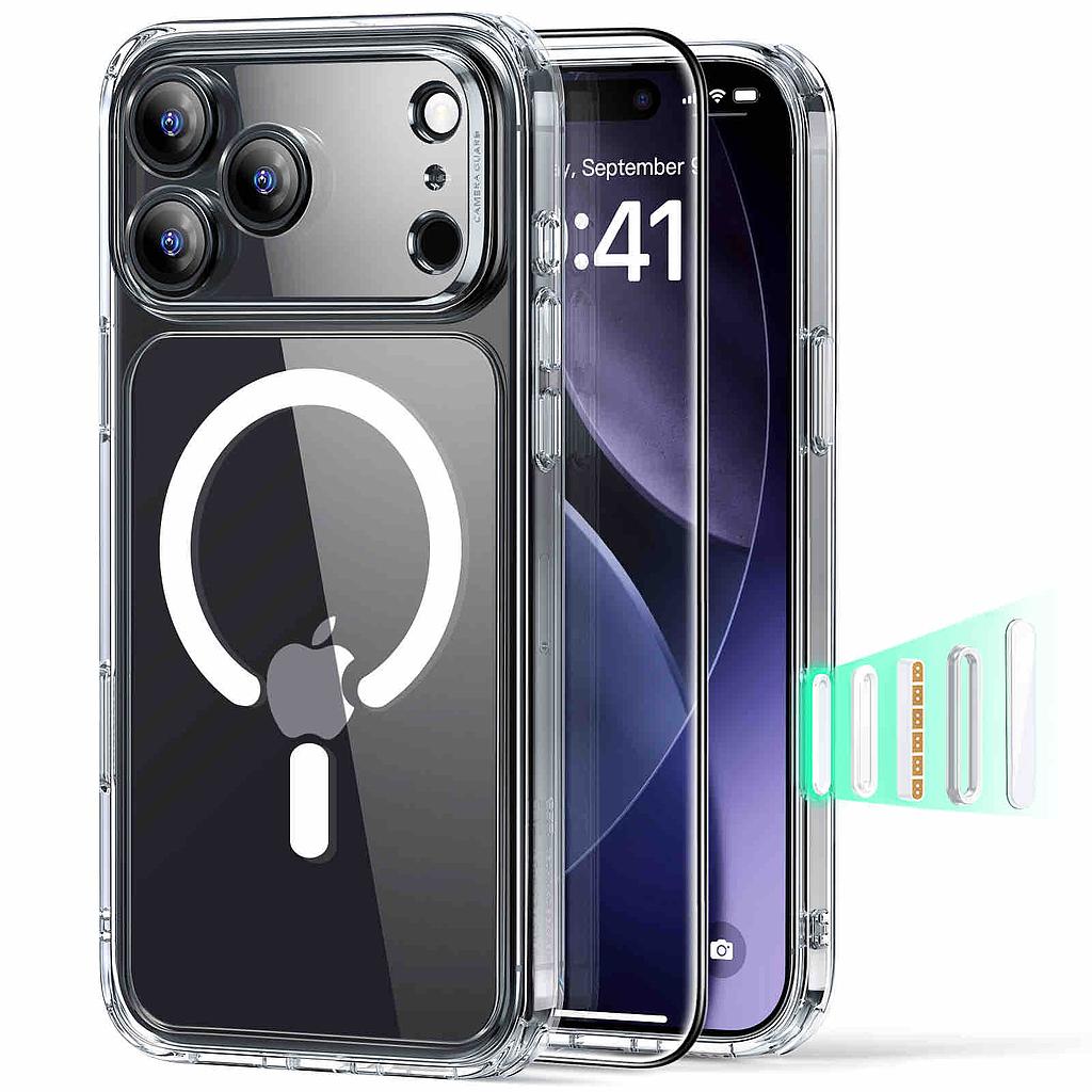 ESR iPhone 18 Pro Max / 17 Pro Max Halolock Classic Hybrid (Camera Control Button)+ Screen Protector Set