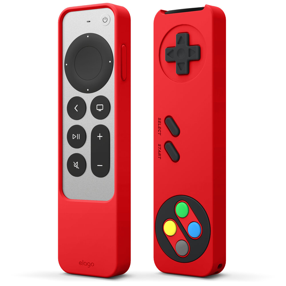 [ER4-21-RD-OP] Elago Apple TV Siri Remote R4 (2021-present) Case (Online Packaging) (Red)