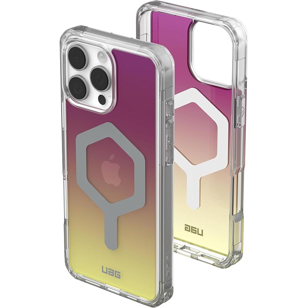 [114481114780] UAG iPhone 16 Pro Max Magsafe Plyo Ombre Case (Maroon/Yellow Ombre)