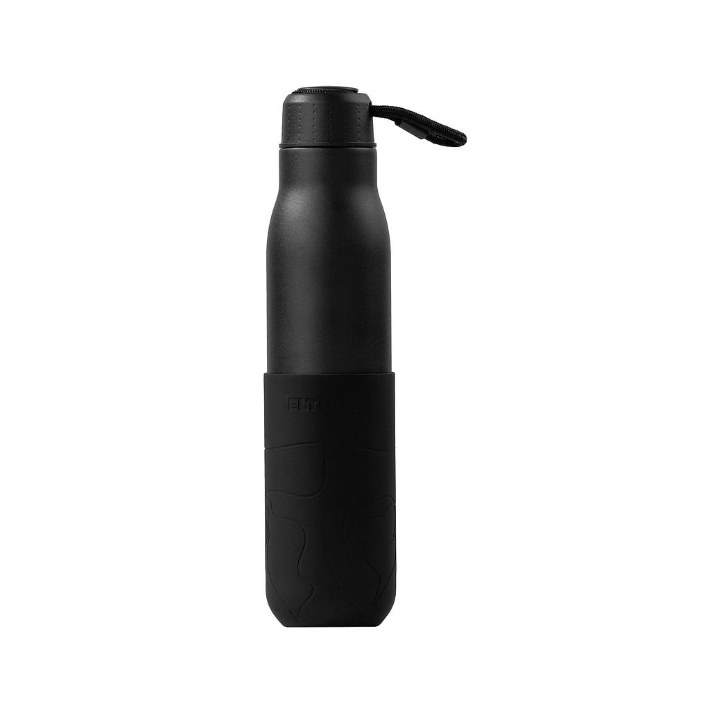 [ELTWB75-BLK-BLK] Eltoro Stainless Steel Bottle 750ML with Sleeve (Black)