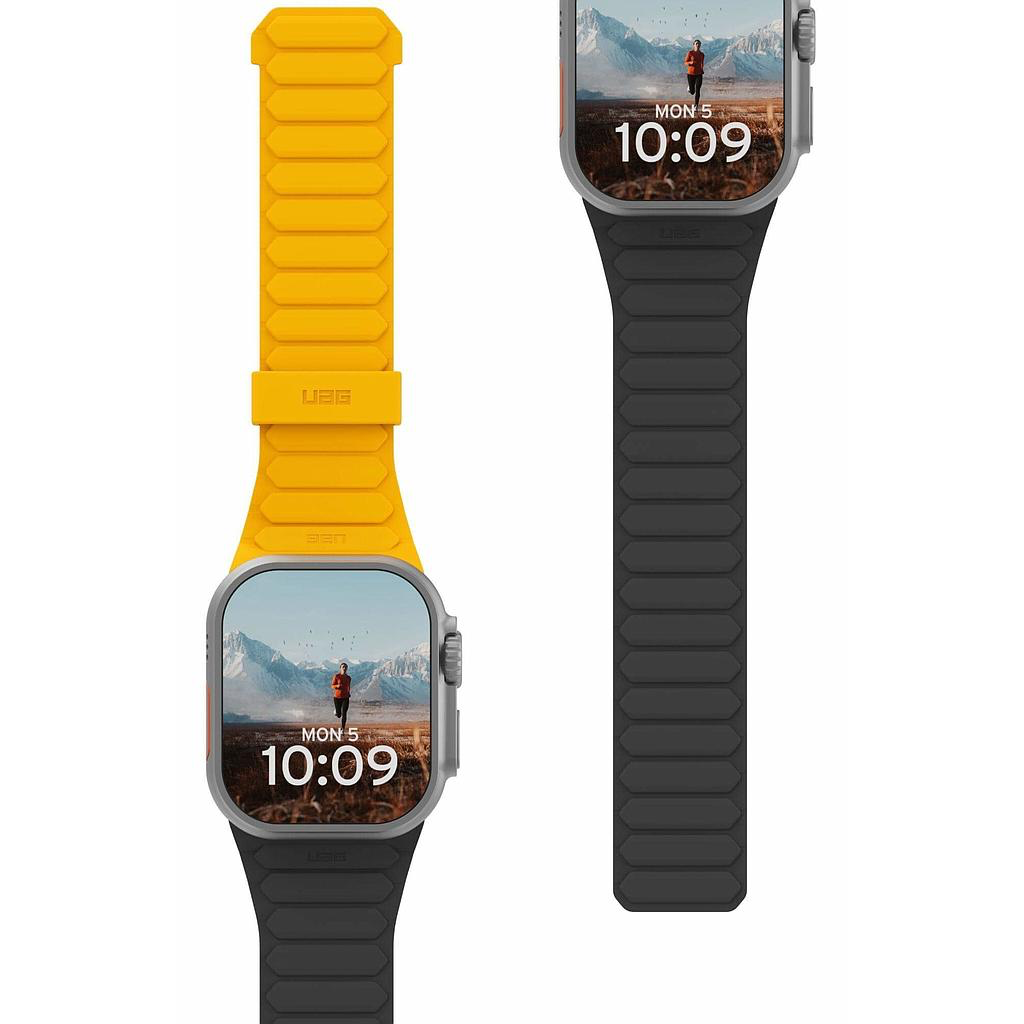 [194161118240] UAG Apple Watch Pathfinder Strap 49mm/45mm/44mm/42mm (Black/Yellow)