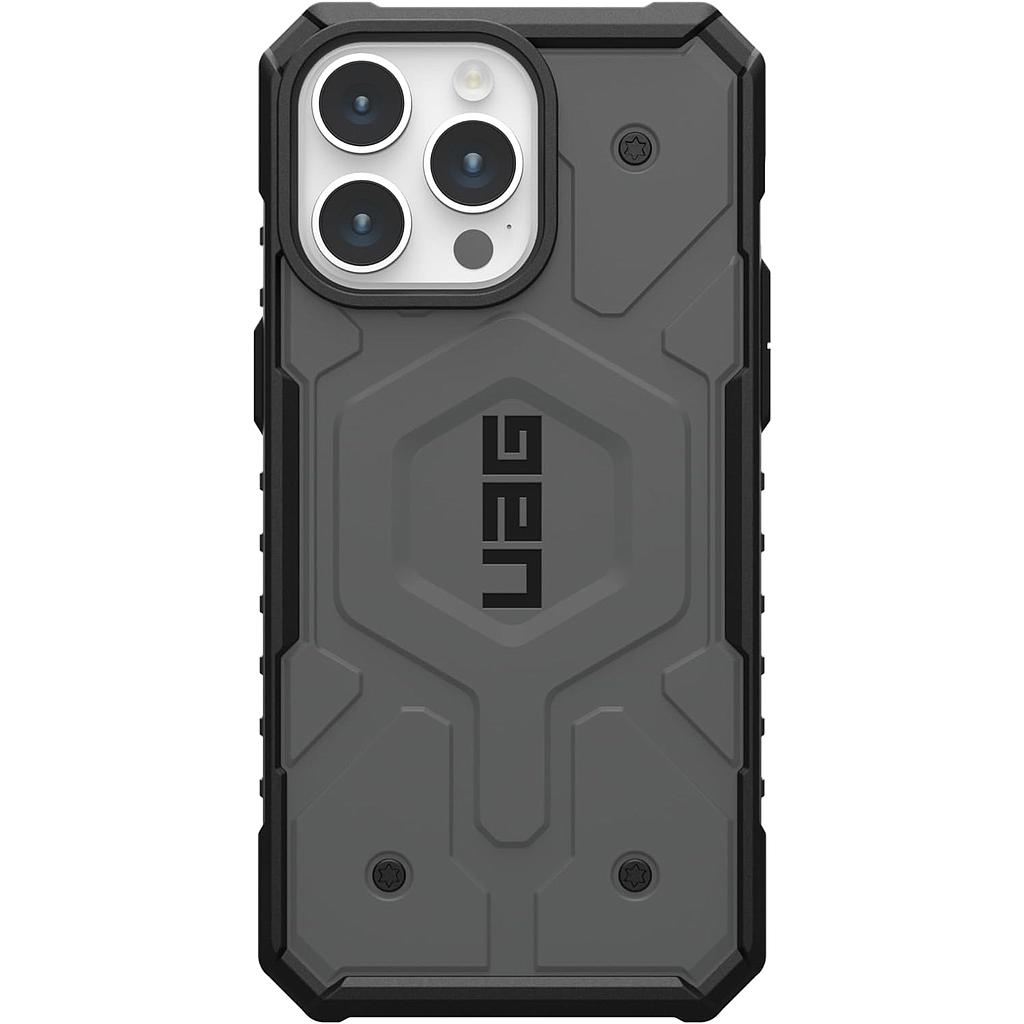 [114301113333] UAG iPhone 15 Pro Max Pathfinder Magsafe Case (Silver)