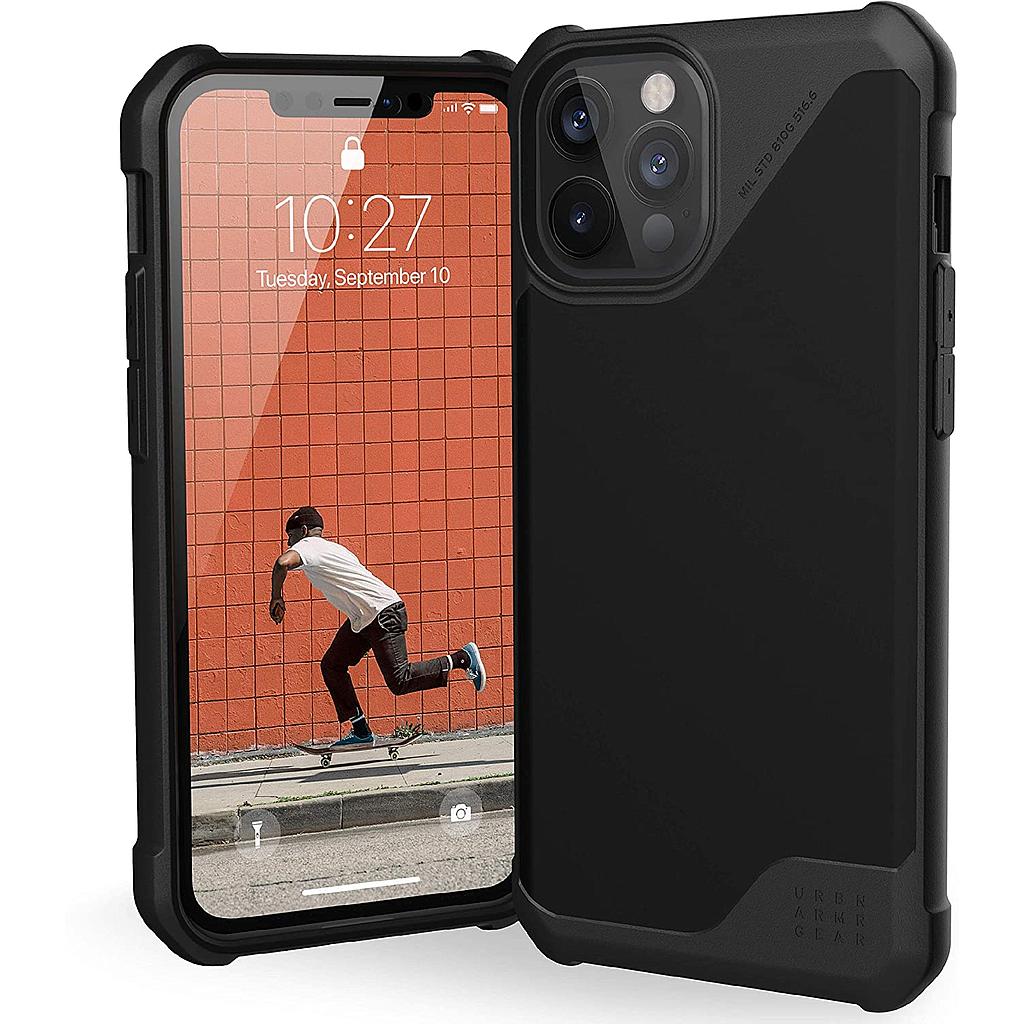 [11236O113840] UAG iPhone 12 Pro Max Metropolis LT Satn Armr Case - Black