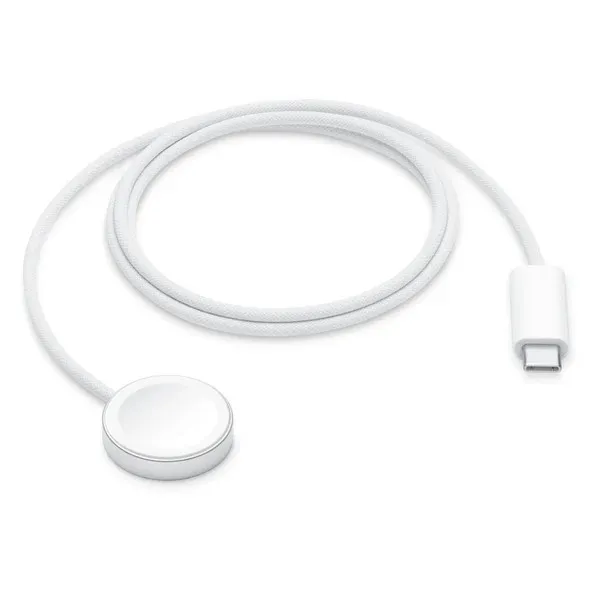 Apple Watch Magnetic Fast Charger WOVEN to USB-C Cable 1M