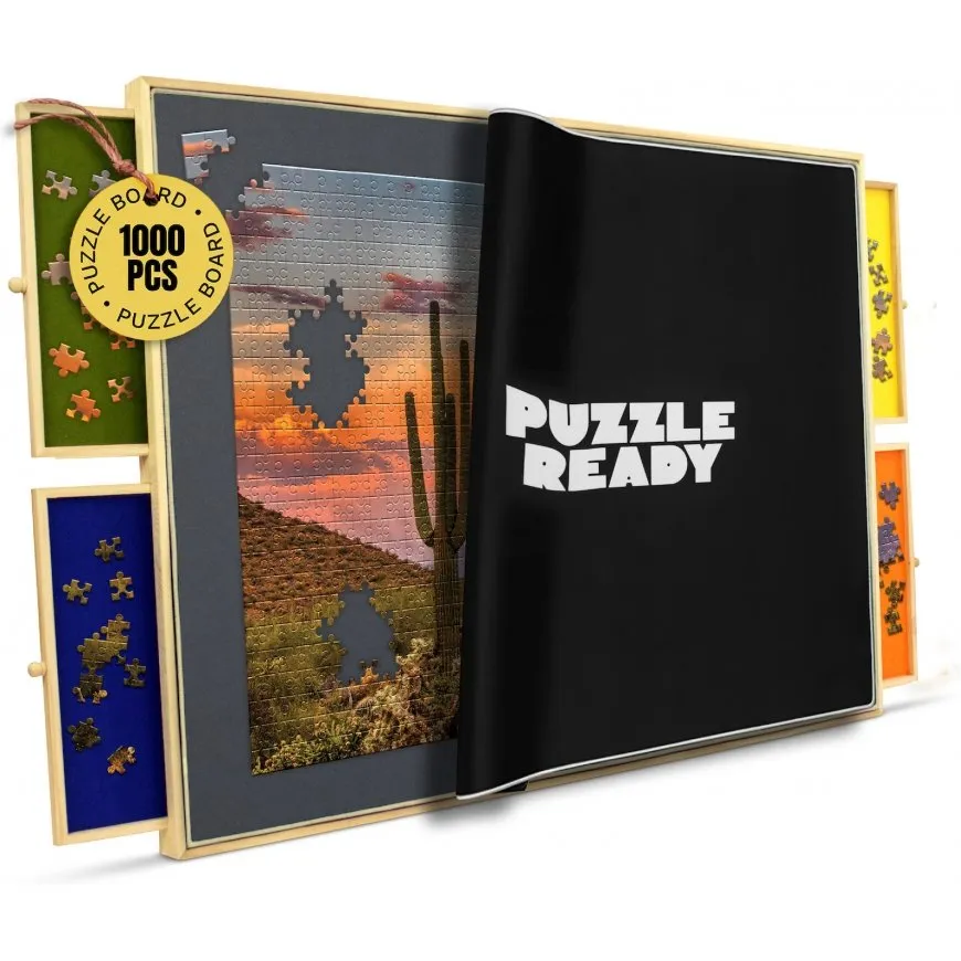 [EB-PZ-001] Puzzle Ready - Wooden puzzle board for 1000 pieces