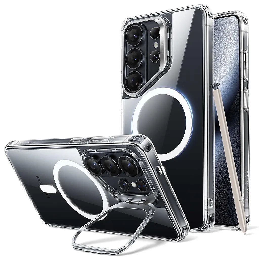 [1A896001] ESR Galaxy S26 Ultra Classic Hybrid Stash Stand Case (Clear)