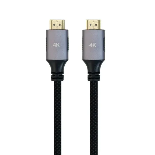 [CEL-2HB] LZEL CELERIS POWER STREAM FABRIC BRAIDED HDMI TO HDMI CABLE 2M BLACK
