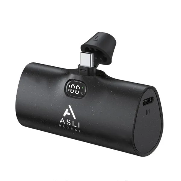 [PB5C] Asli Global Charge Pod Pro Pd 5000mah Mini Power Bank With Type-c Connector