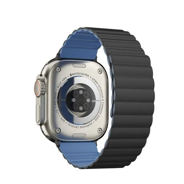 [804871] ASLI GLOBAL MAGNETIC BAND DUAL COLOR FOR APPLE WATCH 45/49mm (Dark Gray)