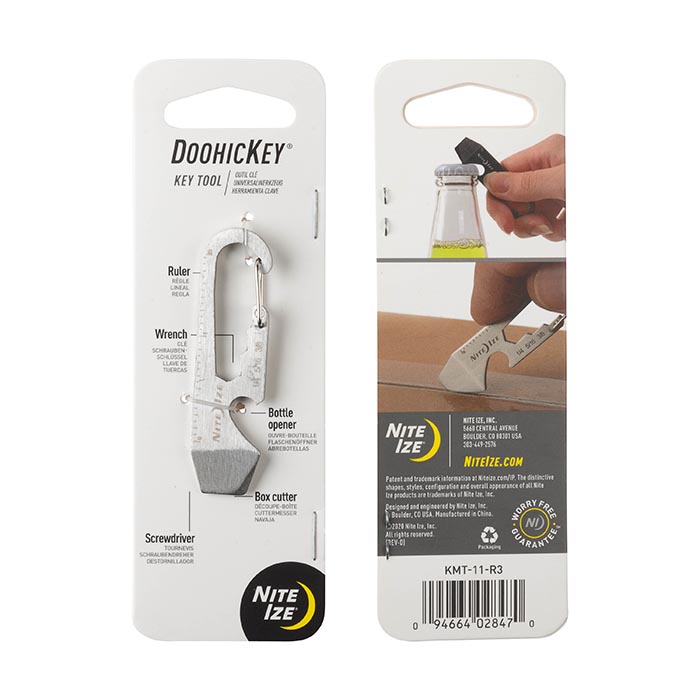 [KMT-11-R3] NiteIze DoohicKey® Key Tool - Stainless