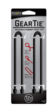 NiteIze Gear Tie® Reusable Rubber Twist Tie