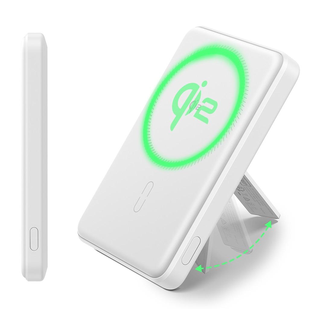 ESR Power Bank 5000mAh Qi2 MagSlim Kickstand