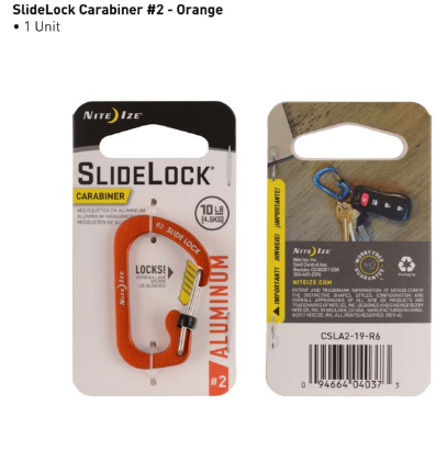 Niteize SlideLock® Carabiner Aluminum #2