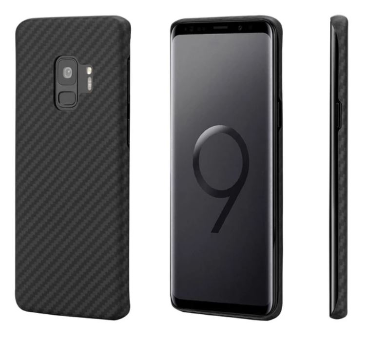 [KS9001] Pitaka Aramid Case for Galaxy S9 - Karbon(Black/Grey  Twill)