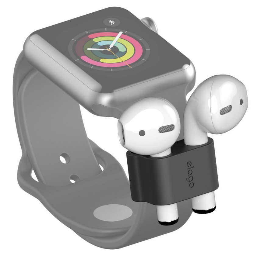 [EAPWRIST-BK] Elago  AirPods 1&2 / Airpods Pro & Apple Watch Wrist Fit