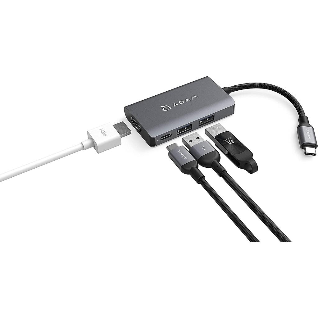 [AAPADHUBA01MGY] Adam Elements CASA HUB A01m USB-C 3.1 4 port Hub